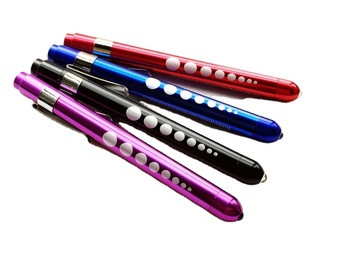 Lekka długopis Medyczna pielęgniarka ze stopu aluminium LED Penlight Lekarz długopis ze światłem