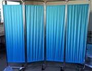Ekran szpitalny oddziałowy medyczny ekran oddziałowy ze stali nierdzewnej dzielnik pokoju mobilna składana tkanina składana;