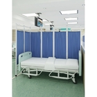Ekran szpitalny oddziałowy medyczny ekran oddziałowy ze stali nierdzewnej dzielnik pokoju mobilna składana tkanina składana;