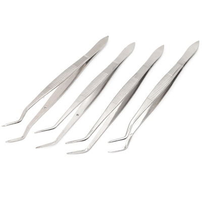 16 cm zakrzywione pincety Dentystyczna dezynfekcja wysokociśnieniowa ze stali nierdzewnej