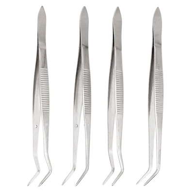 16 cm zakrzywione pincety Dentystyczna dezynfekcja wysokociśnieniowa ze stali nierdzewnej