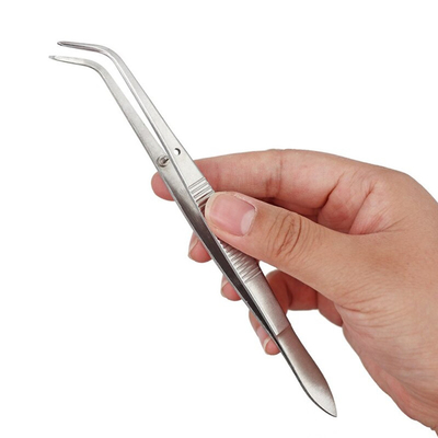 16 cm zakrzywione pincety Dentystyczna dezynfekcja wysokociśnieniowa ze stali nierdzewnej