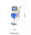 Echo Doppler Monitor płodu Ultradźwięki 240bpm Ciąża Monitor bicia serca